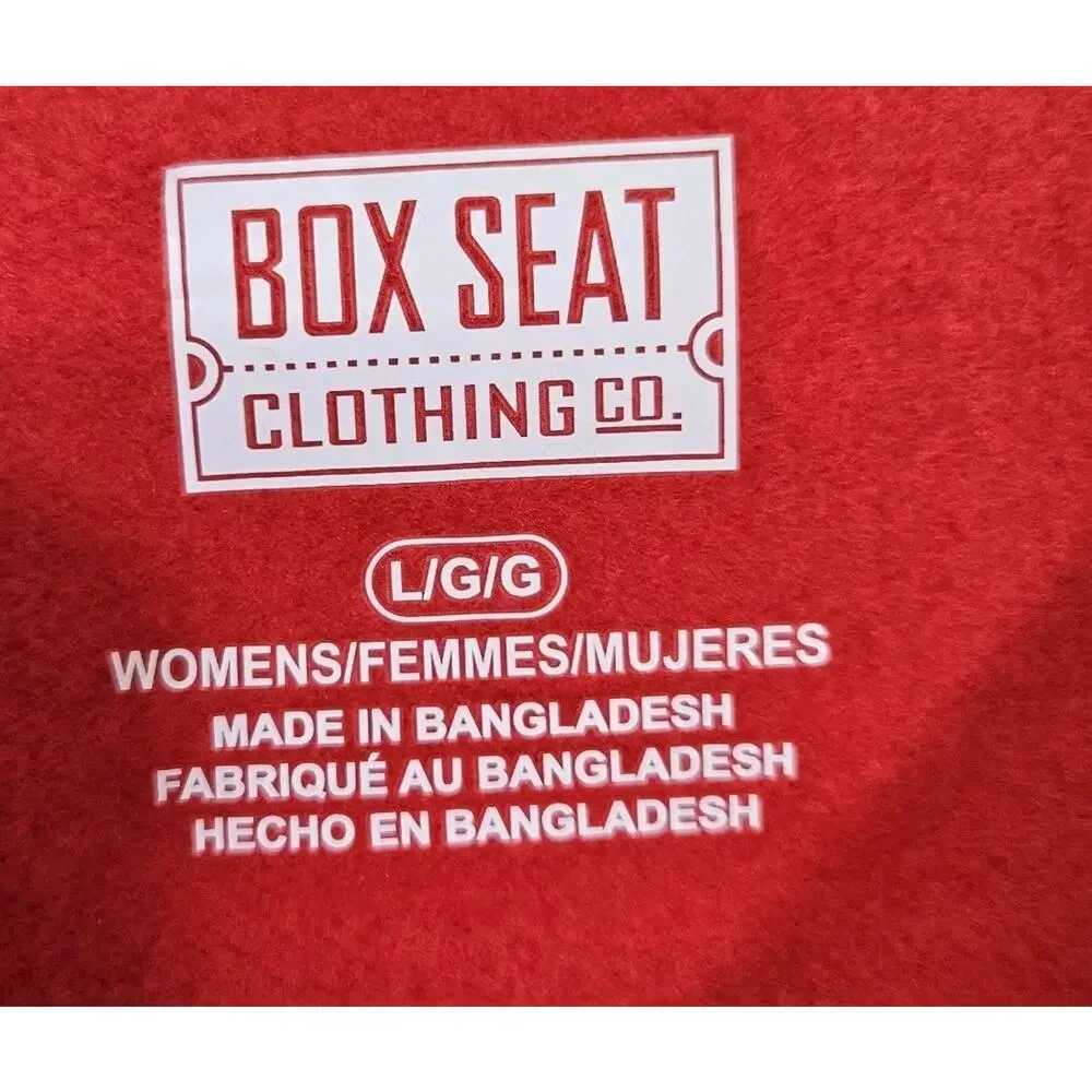 Wisconsin Badgers Box Seat Clothing Co Red Pullover Sweatshirt Size Large NWT